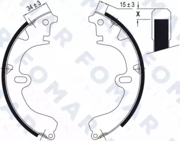 FOMAR FRICTION FO 0491